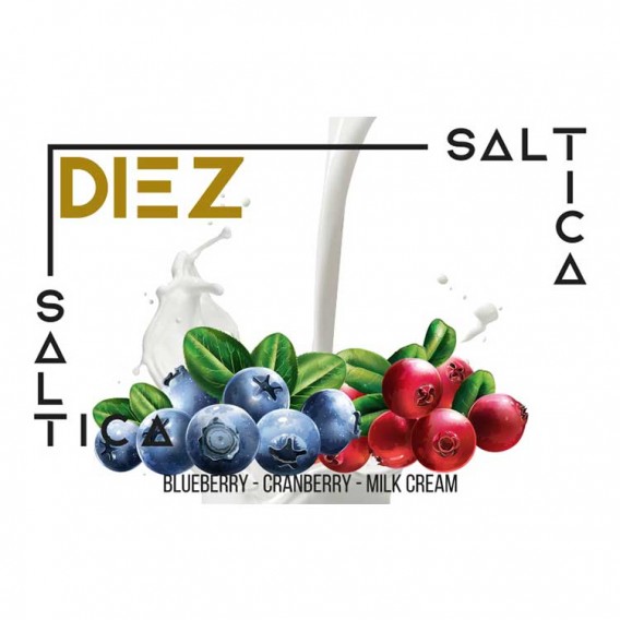 Saltica - Diez Salt Likit (Yabanmersini, Kızılcık, Süt kreması) (30ML)