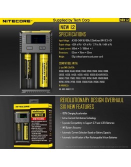 Nitecore New i2 Li-ion 18650 Pil Şarj Cihazı